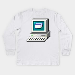 My Computer - Windows 98 Kids Long Sleeve T-Shirt